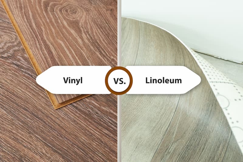 Vinyl oder Linoleum